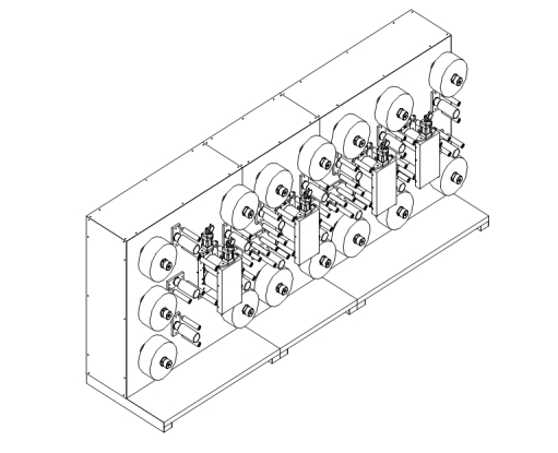 Solid State Battery Lithium Copper Foil Rolling Composite Machine 