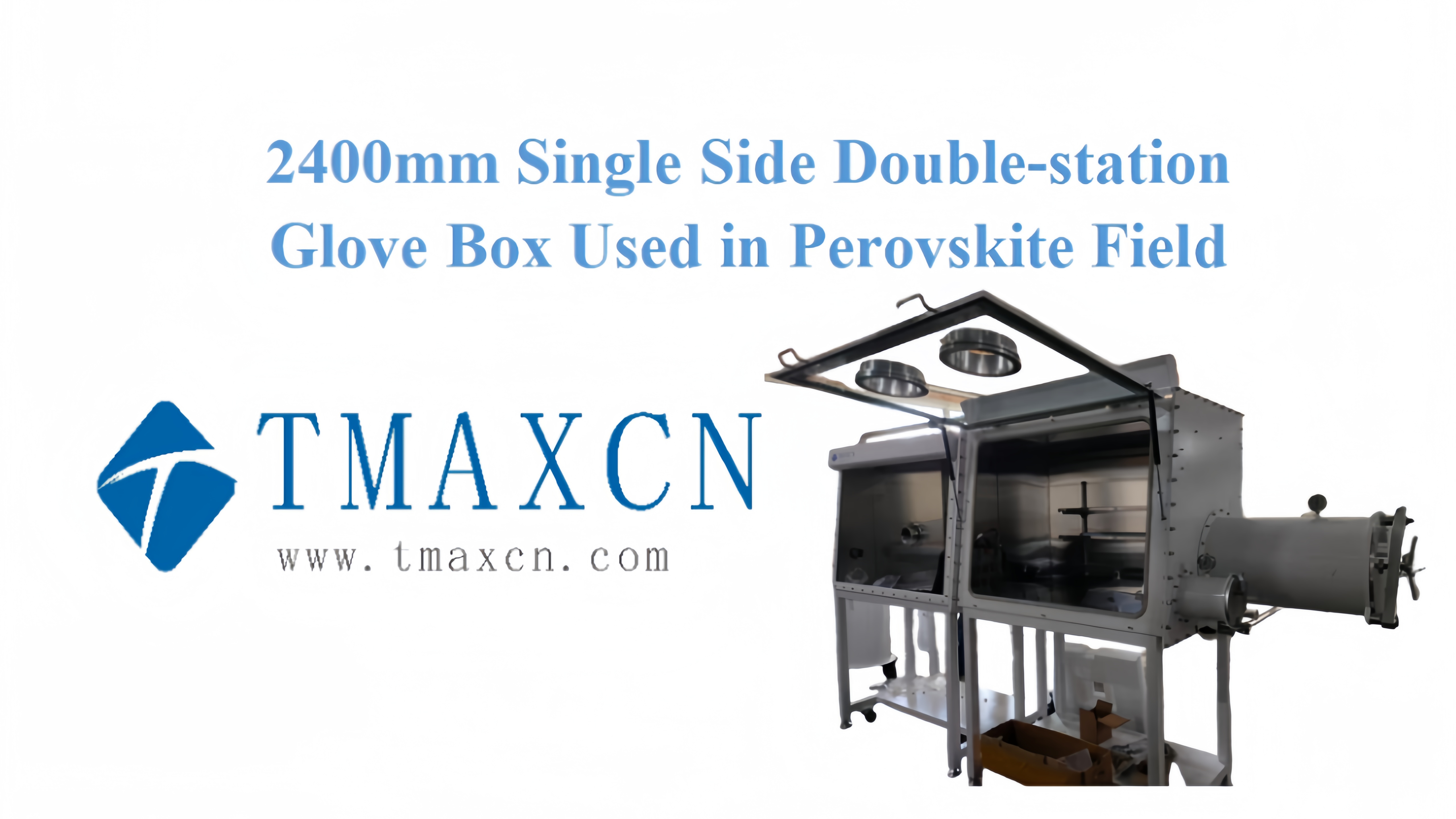 2400mm Single Side Double station Glove Box Used in Perovskite Field