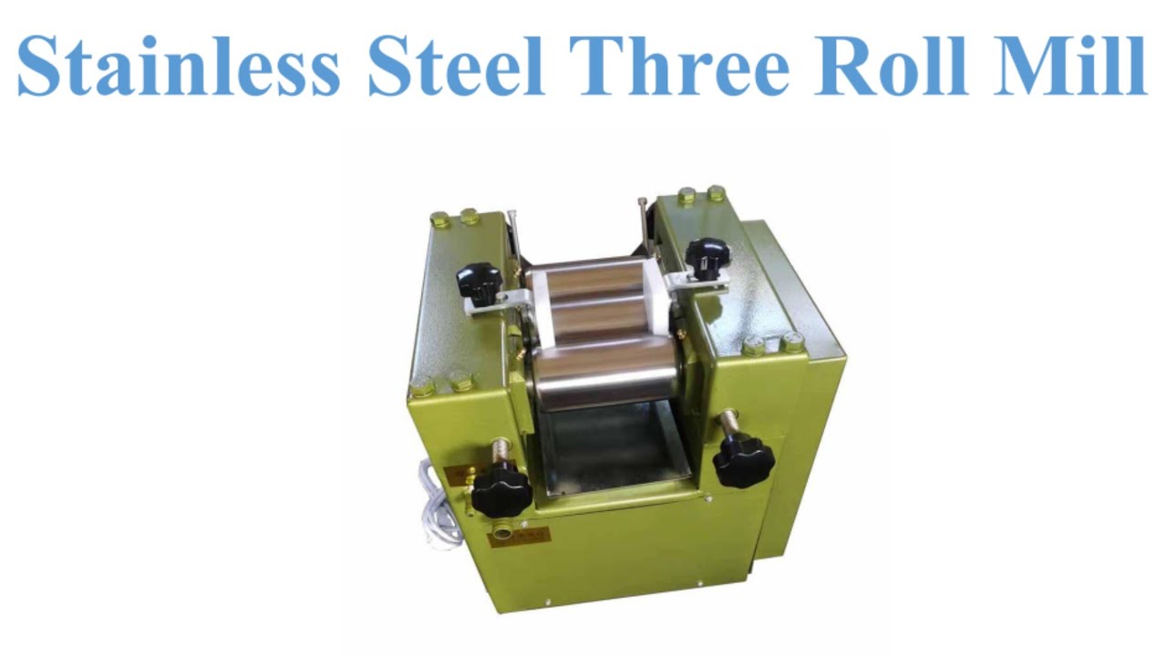 Stainless Steel Three Roll Mill(A variety of roller materials are available)