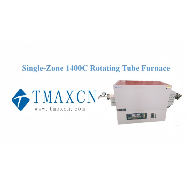 Single-Zone 1400C Rotating Tube Furnace