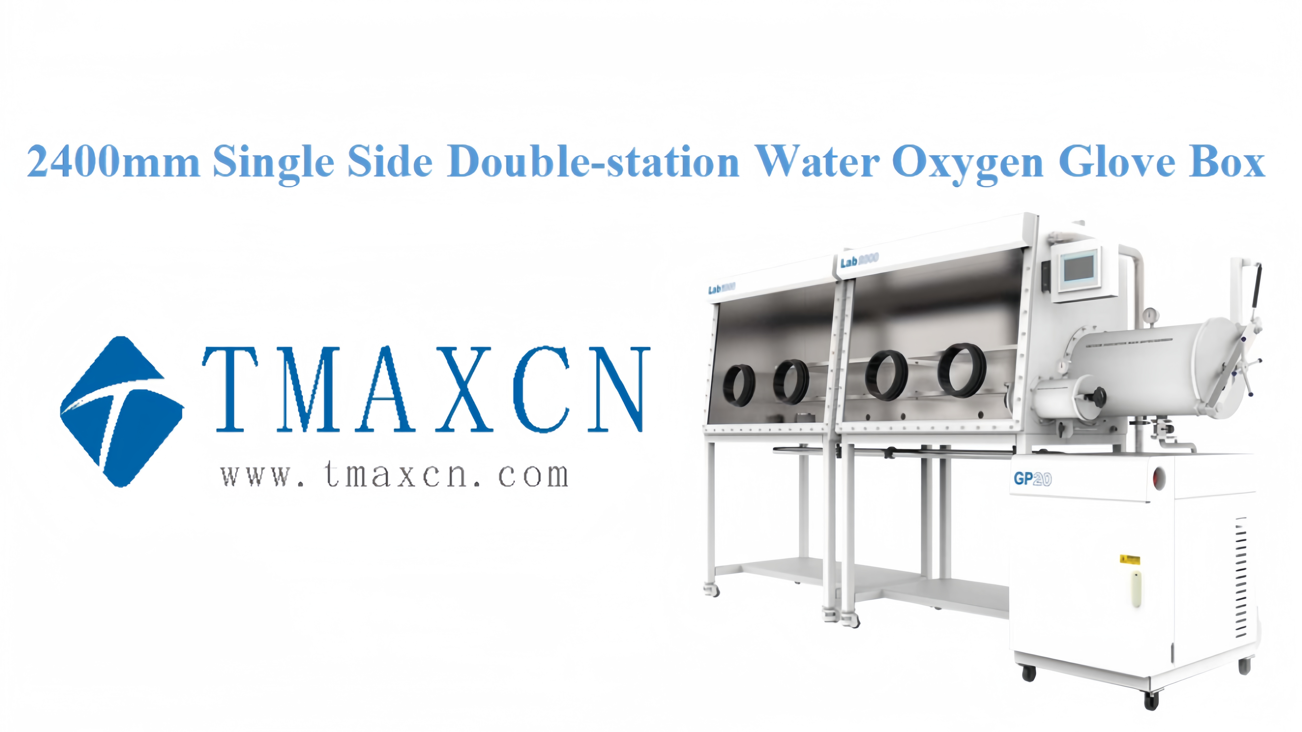 2400mm Single Side Double station Water Oxygen Glove Box