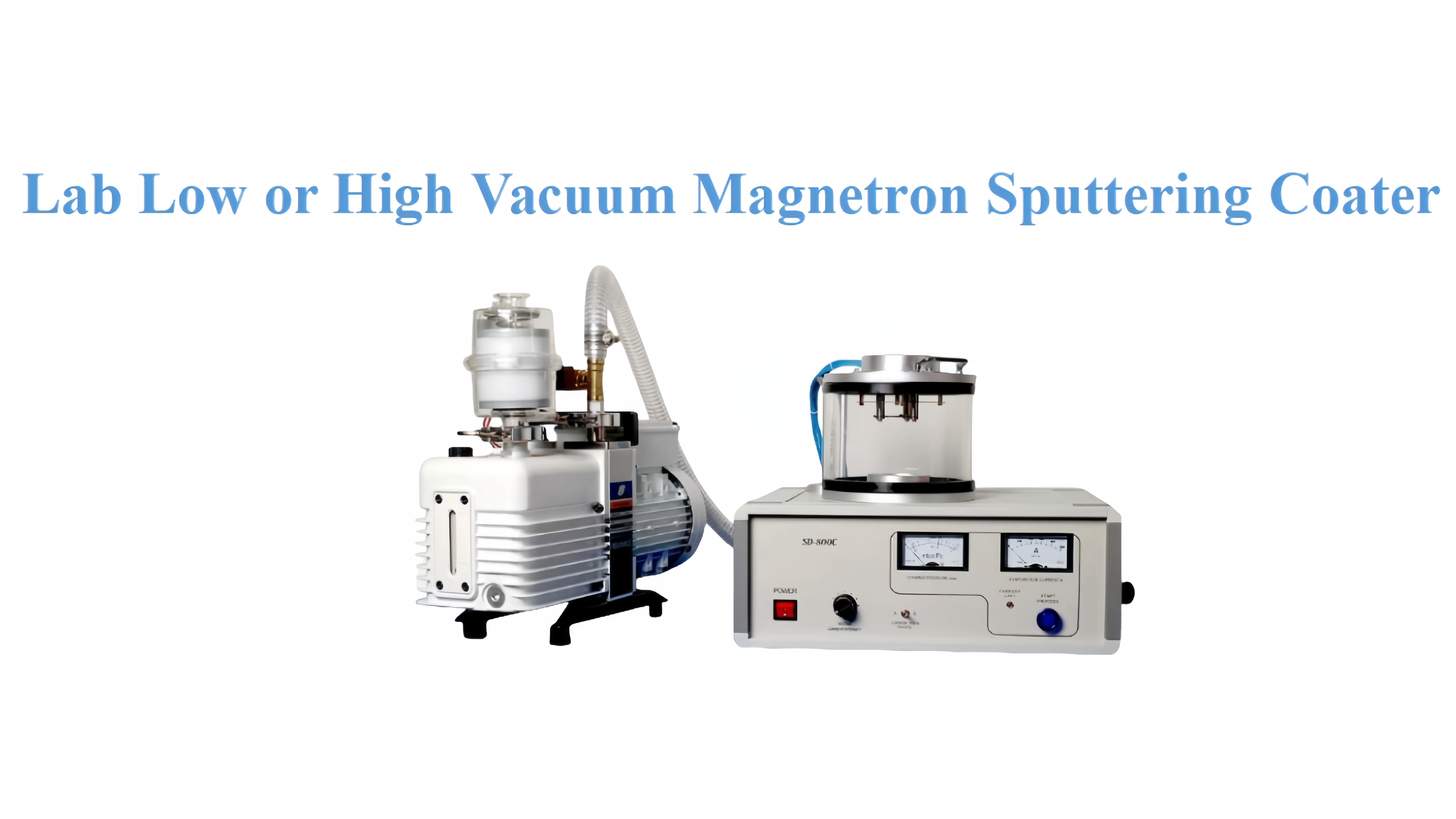 Lab Low or High Vacuum Magnetron Sputtering Coater